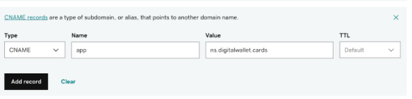 cname settings digital rewards cards