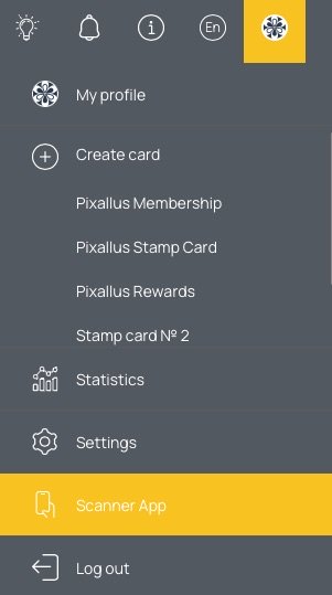 Digital Rewards Cards Scanner App
