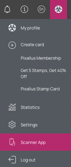 Scanner App Digital rewards cards DRC