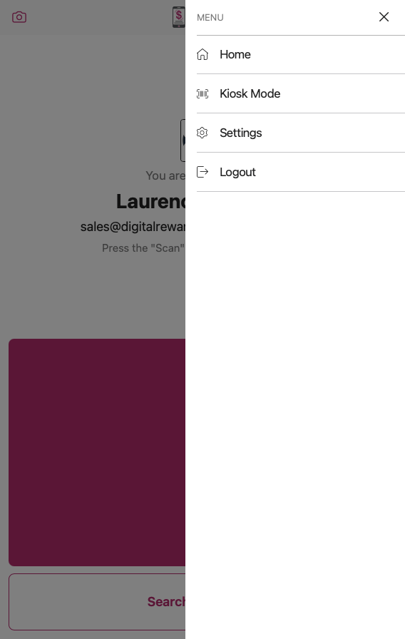 Kiosk Mode in the Scanner App