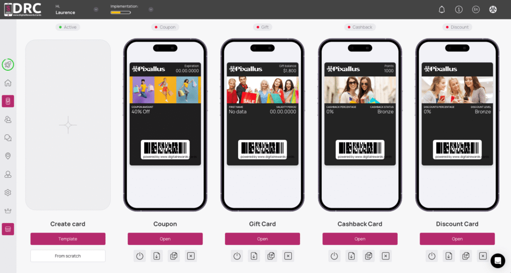 Loyalty Card Manager - Digital Rewards Cards (DRC)